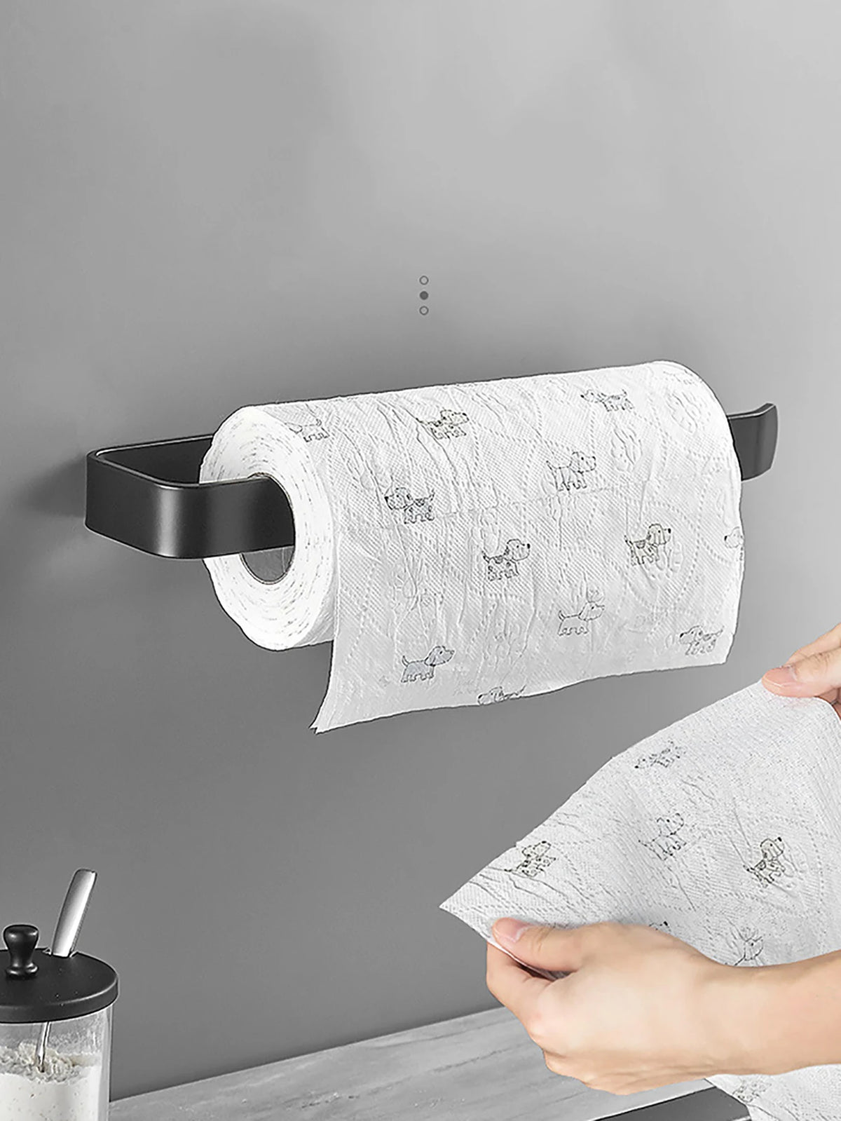 Self-Adhesive Paper Towel Holder