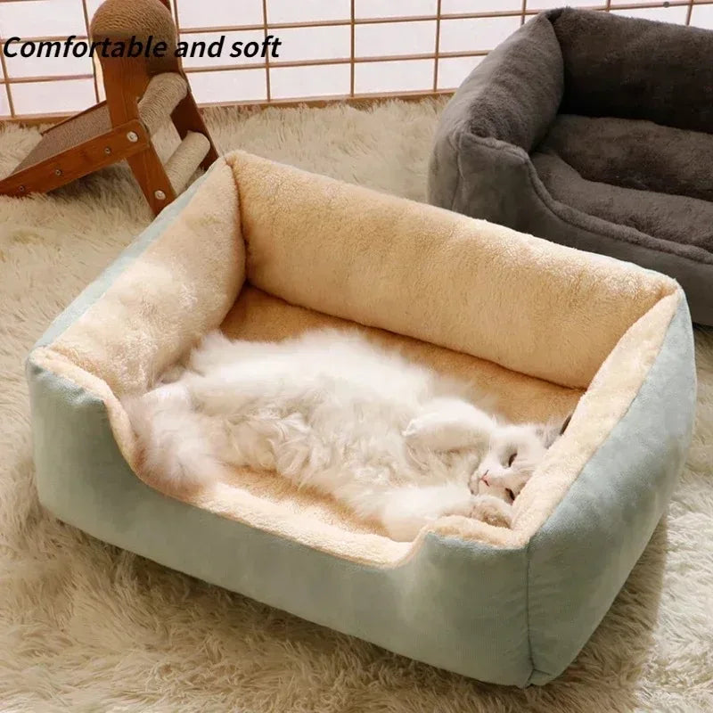 CloudComfort™ Plush Pet Bed for Cats & Small Dogs