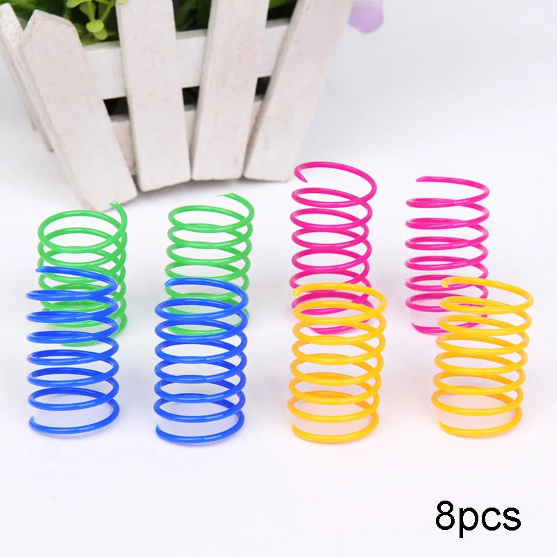 Interactive Cat Spring Toy Set (4–20 Pieces)