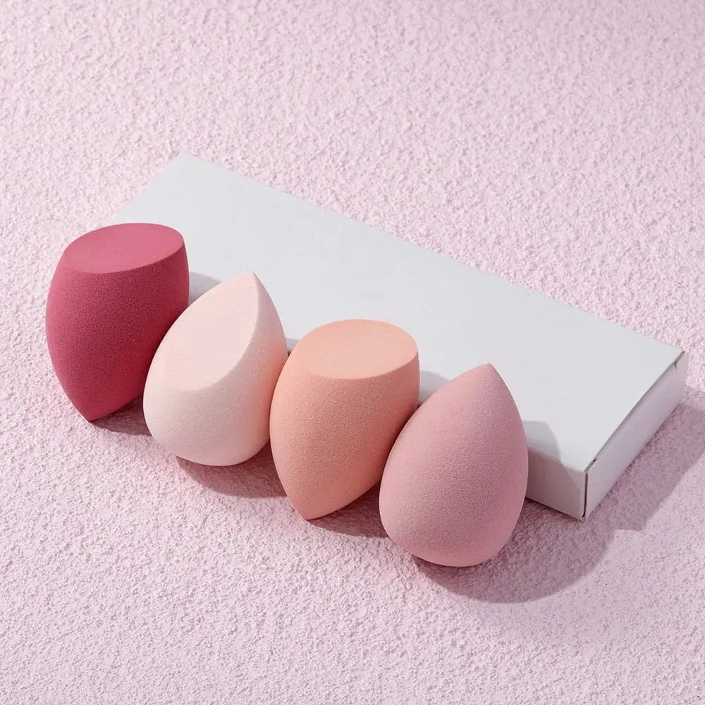 4 Pcs Beauty Egg Makeup Sponge Blenders Set – Soft Foundation Applicator, Beauty Sponges for Flawless Makeup