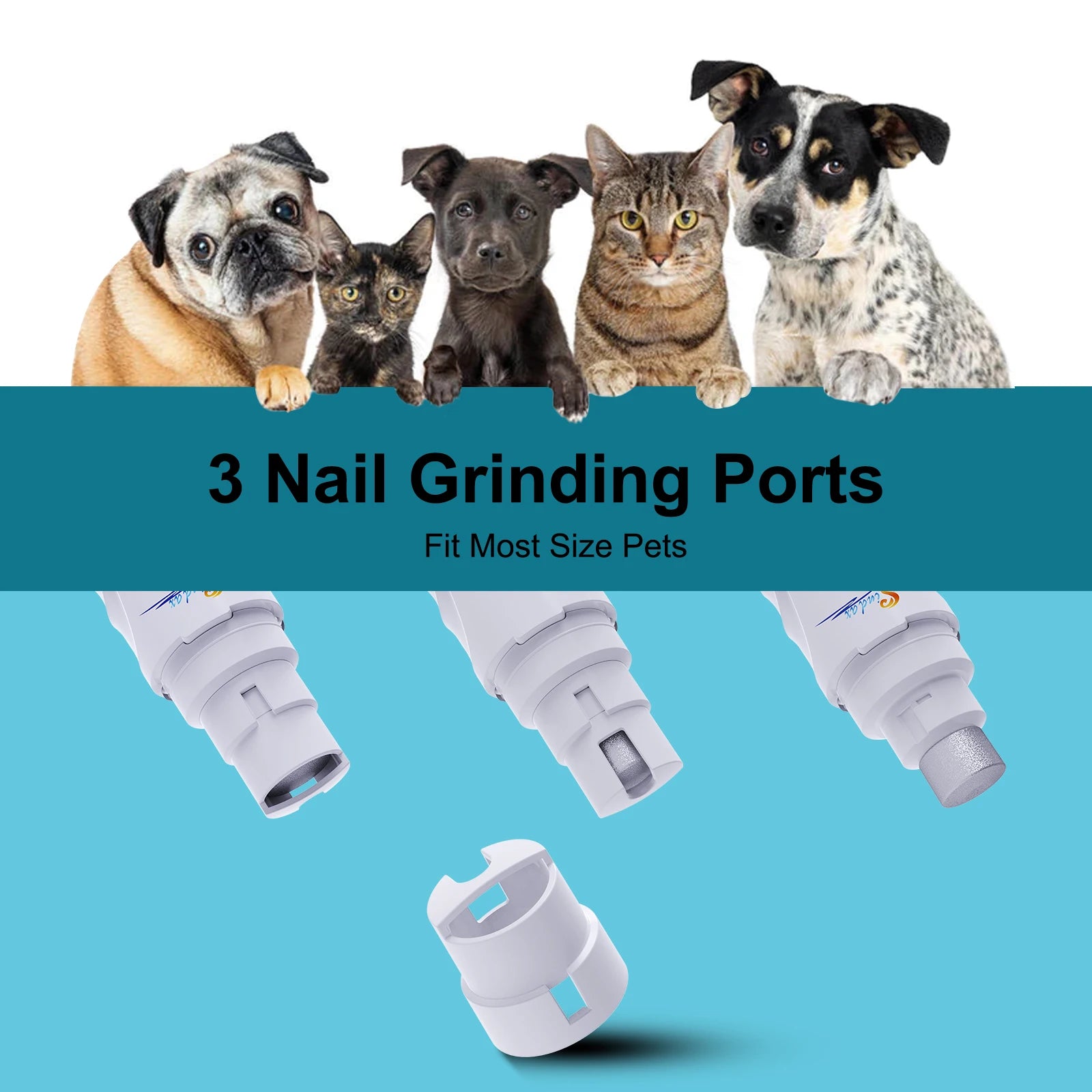 PawPerfect™ Rechargeable Dog Nail Grinder