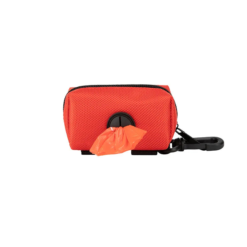 Premium Dog Poop Bag Holder with Leash Attachment