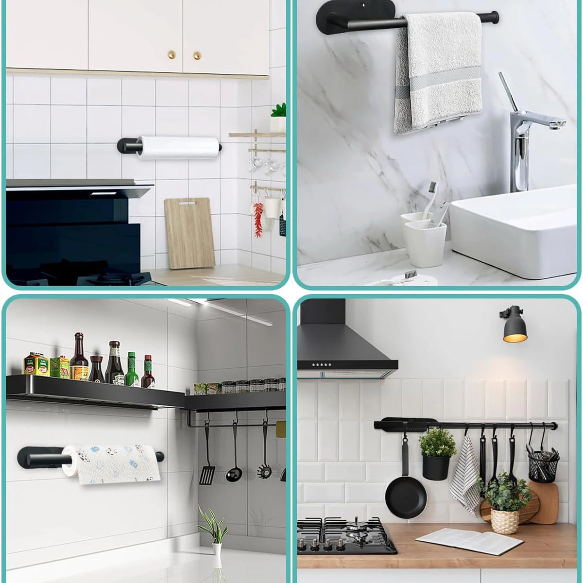 Self-Adhesive Paper Towel Holder
