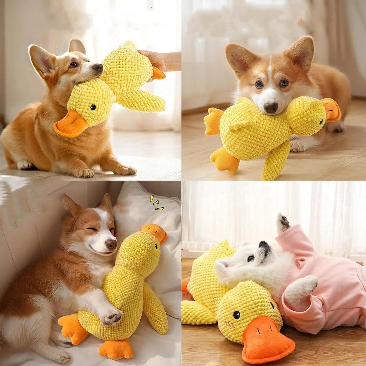CloudRest™ Quacking Plush Duck Dog Toy