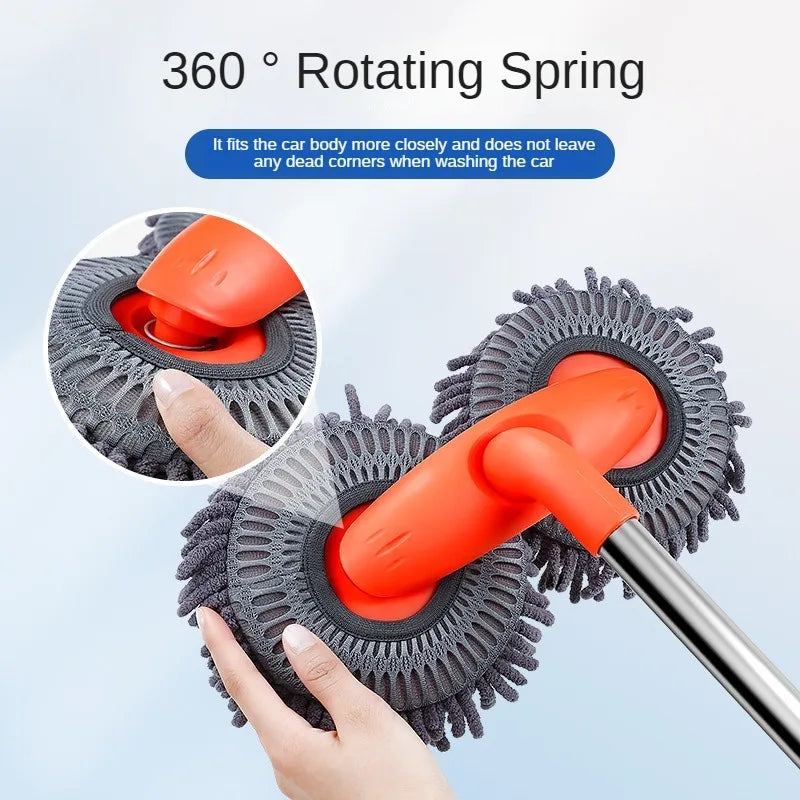 Telescopic Car Wash Mop & Brush