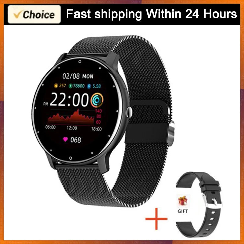 LIGE 2026 Smart Watch for Men & Women – Fitness Tracker with Heart Rate Monitor, Waterproof Sports Watch, Bluetooth Call & Activity Tracker for Android & iOS