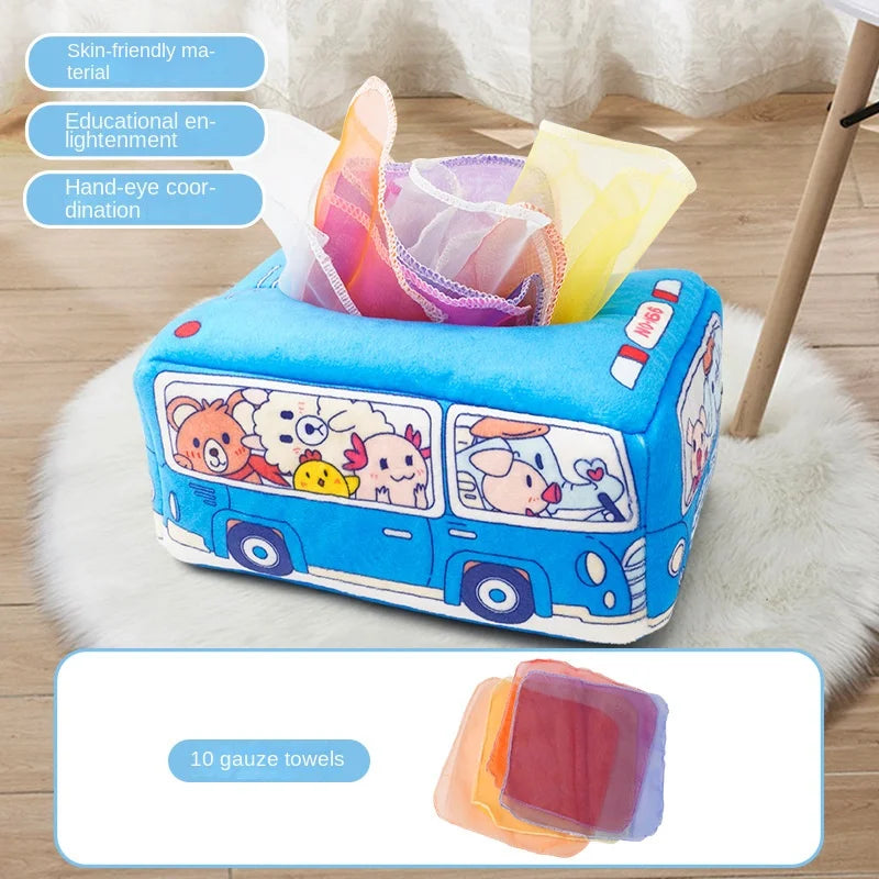 SensoryFun™ Montessori Tissue Box Toy