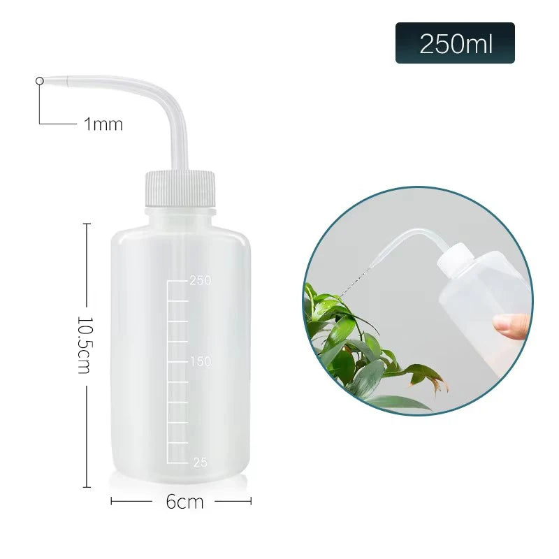 150/250/500mL Squeeze Watering Bottle with Long Spout – Precision Plant Watering Can for Succulents, Indoor Plants & Flowers