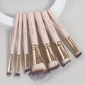 MAANGE 7Pcs Professional Makeup Brush Set – Soft Bristles Foundation, Powder, Concealer, Blush & Blending Brushes for Flawless Makeup