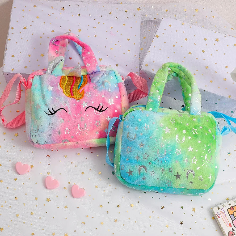 Unicorn Crossbody Bag for Girls - Kids Shoulder Purse Handbag