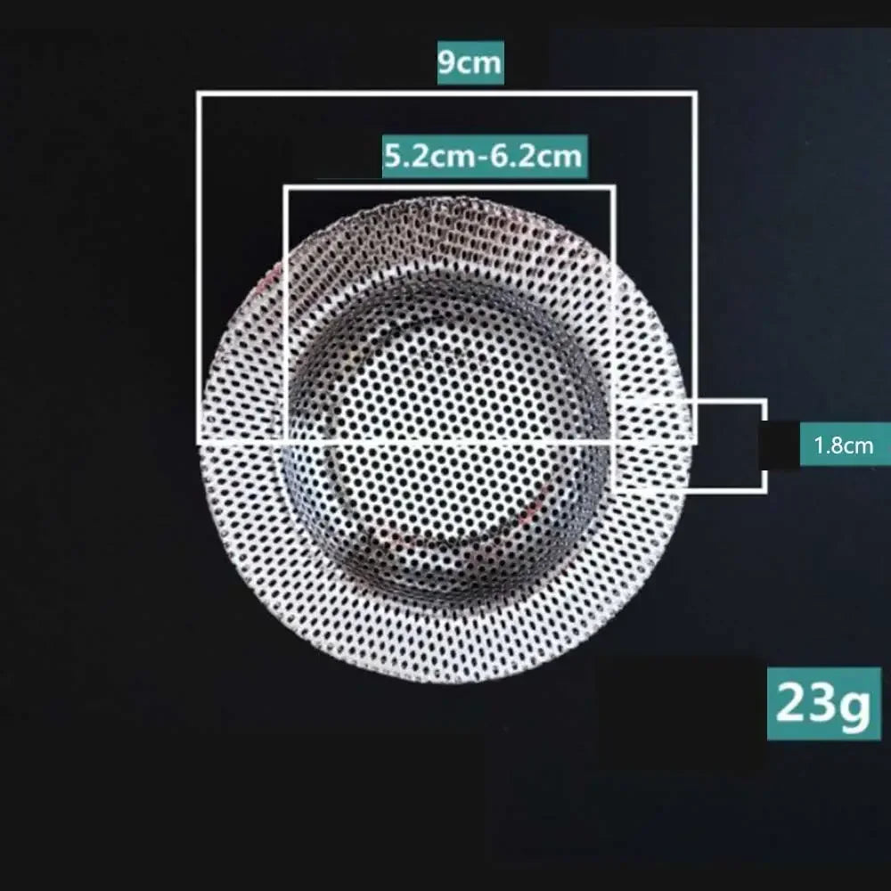 Stainless Steel Sink Strainer Mesh Filter – Kitchen Drain Hair Catcher