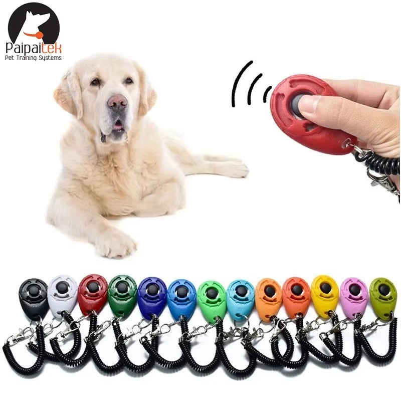 Pet Training Clicker with Wrist Strap – Dog & Cat Behavior Training Tool