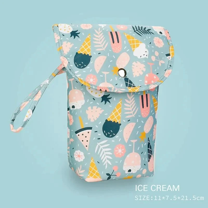 Waterproof Baby Diaper Wet & Dry Bag – Portable Travel Organizer