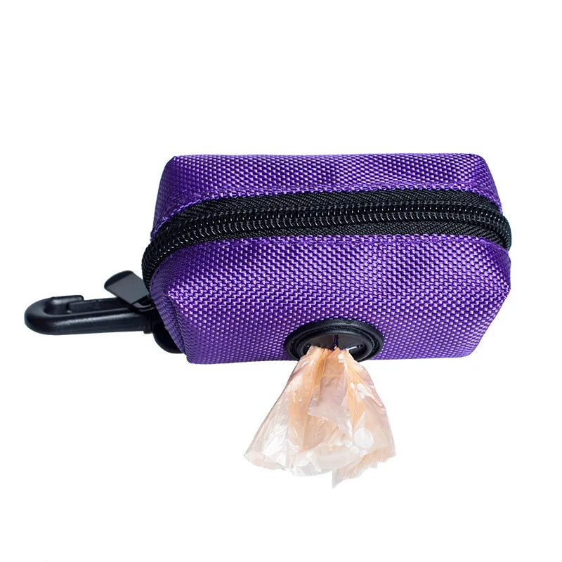 Premium Dog Poop Bag Holder with Leash Attachment