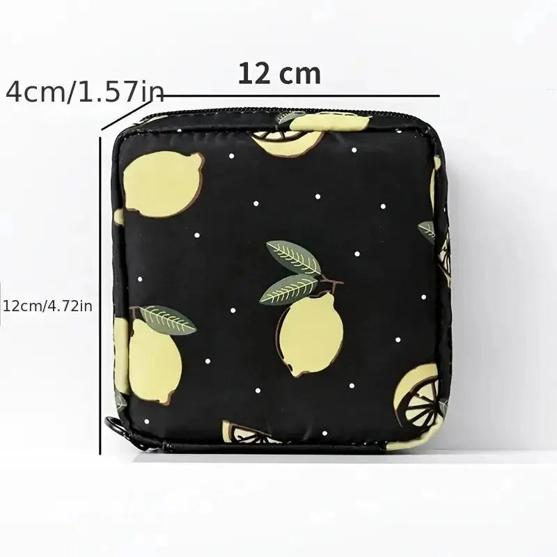 Portable Waterproof Feminine Hygiene Travel Pouch – Discreet Sanitary Pad & Tampon Organizer