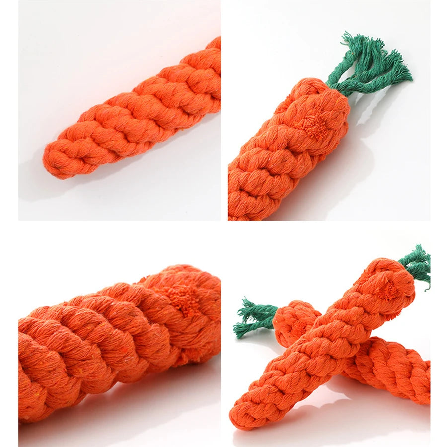 CloudRest™ Carrot Rope Chew Toy