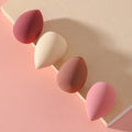 4 Pcs Beauty Egg Makeup Sponge Blenders Set – Soft Foundation Applicator, Beauty Sponges for Flawless Makeup