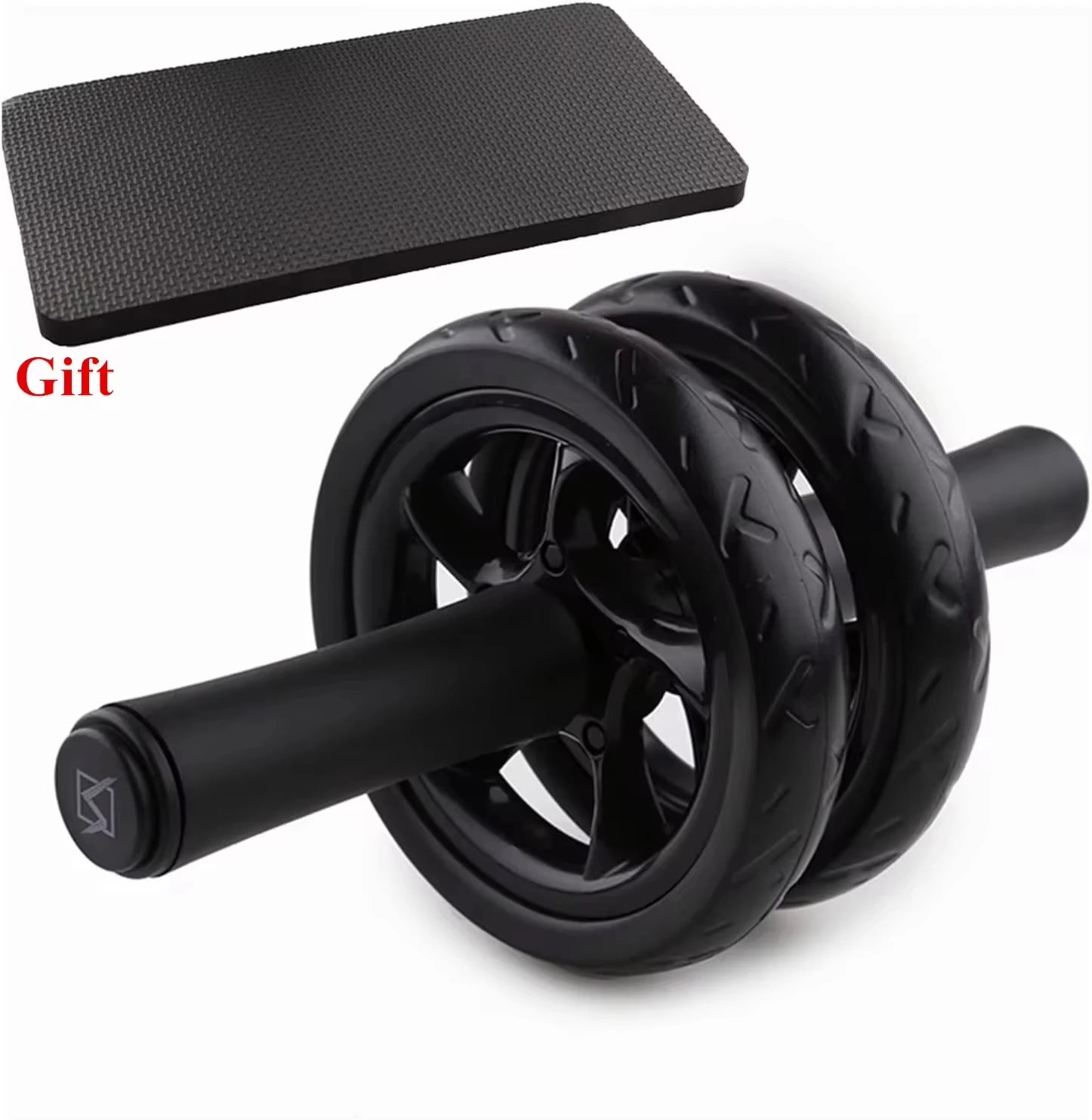 AB Roller Wheel for Core Workout – Portable Ab Roller with Knee Pad for Abdominal Exercise & Fitness Training