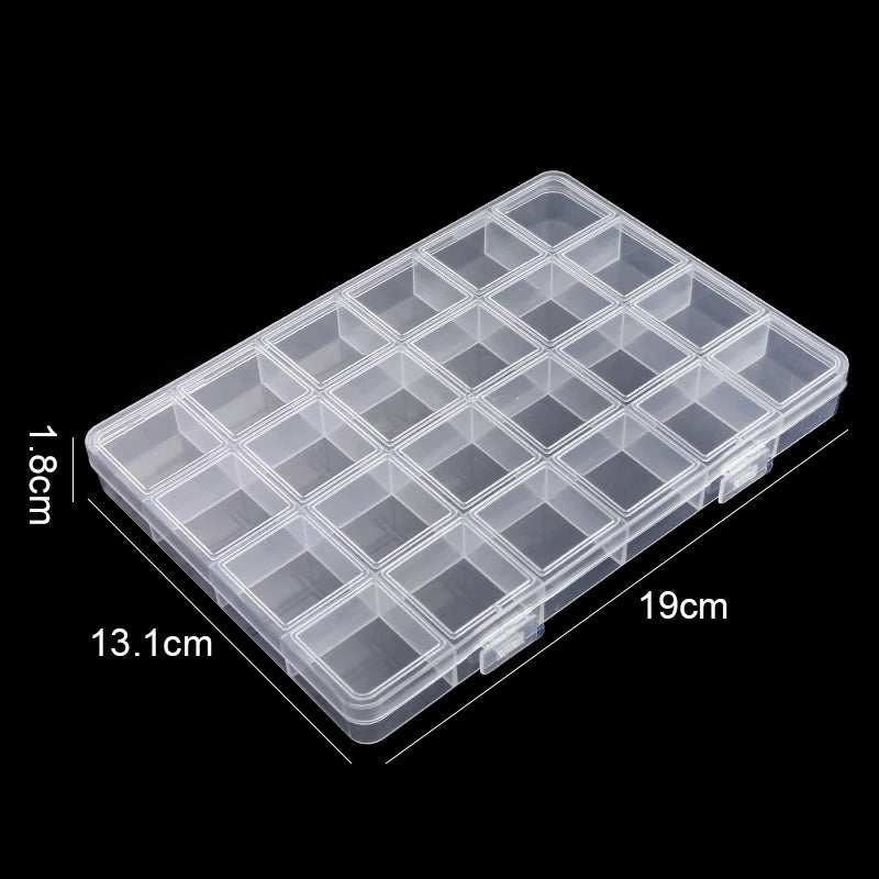 Clear Jewelry & Bead Organizer Box