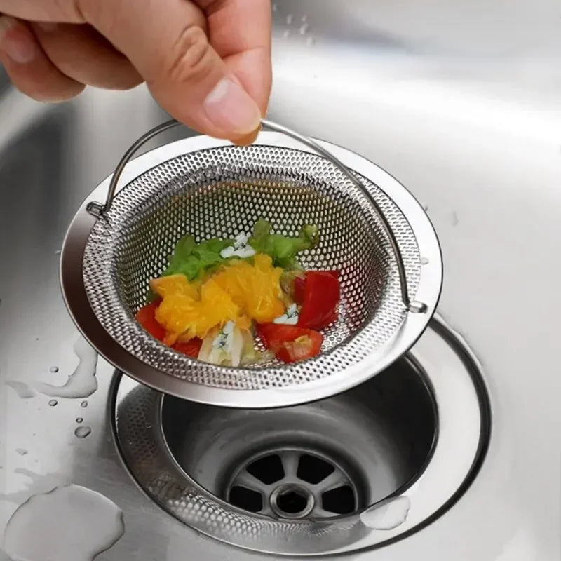 Stainless Steel Sink Strainer – Food & Hair Catcher