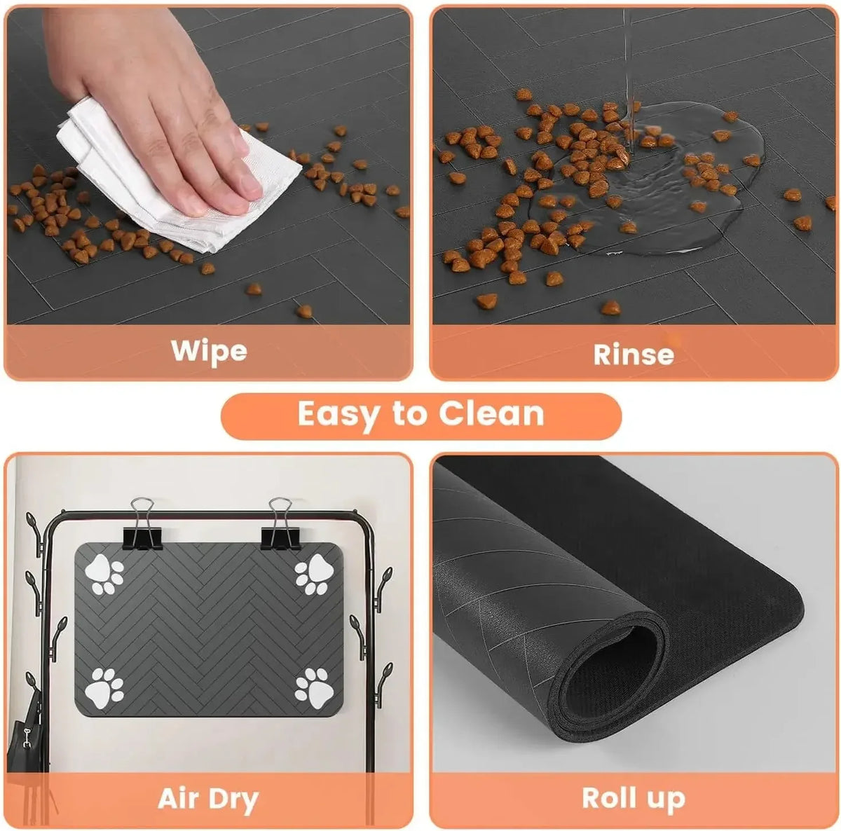 CloudRest™ Quick-Dry Pet Feeding Mat