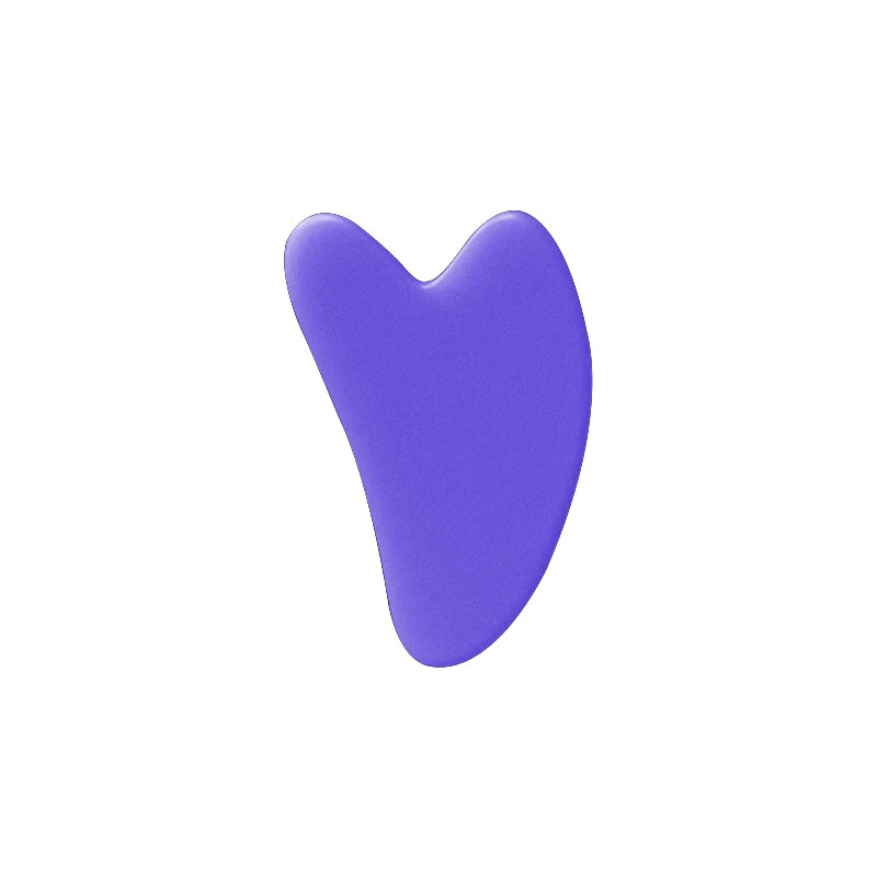 2-in-1 Facial Roller & Gua Sha Set – Face Neck Eye Massager Tool with Heart Shaped Scraping Board for Skincare & Lymphatic Drainage