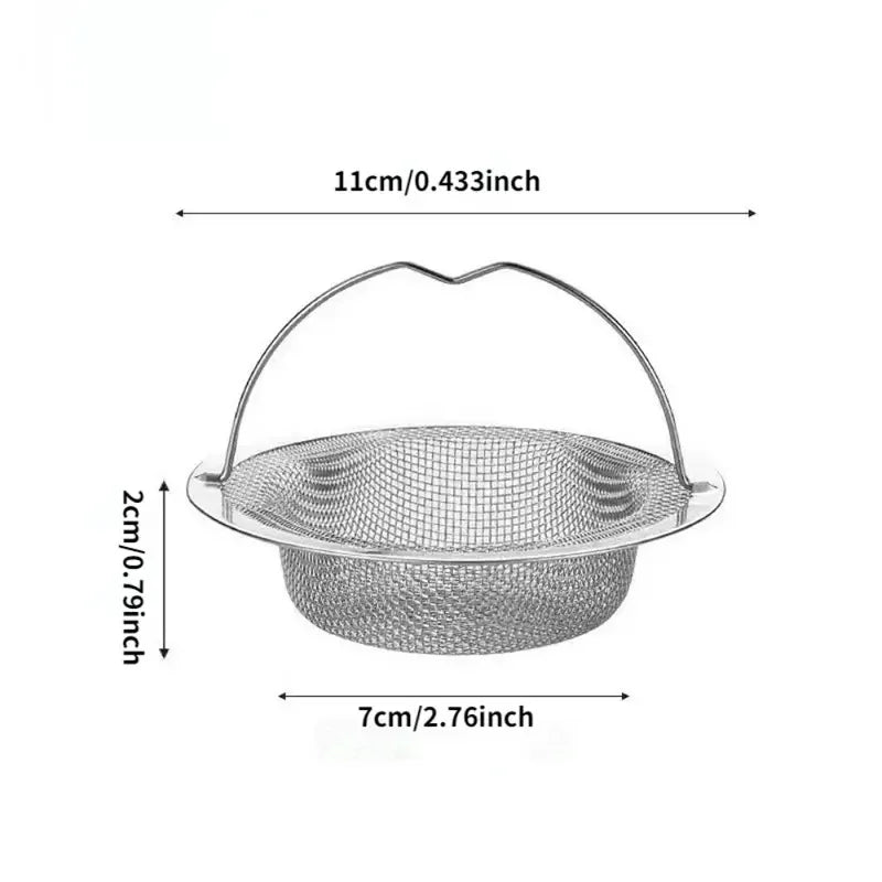 Stainless Steel Sink Strainer – Food & Hair Catcher