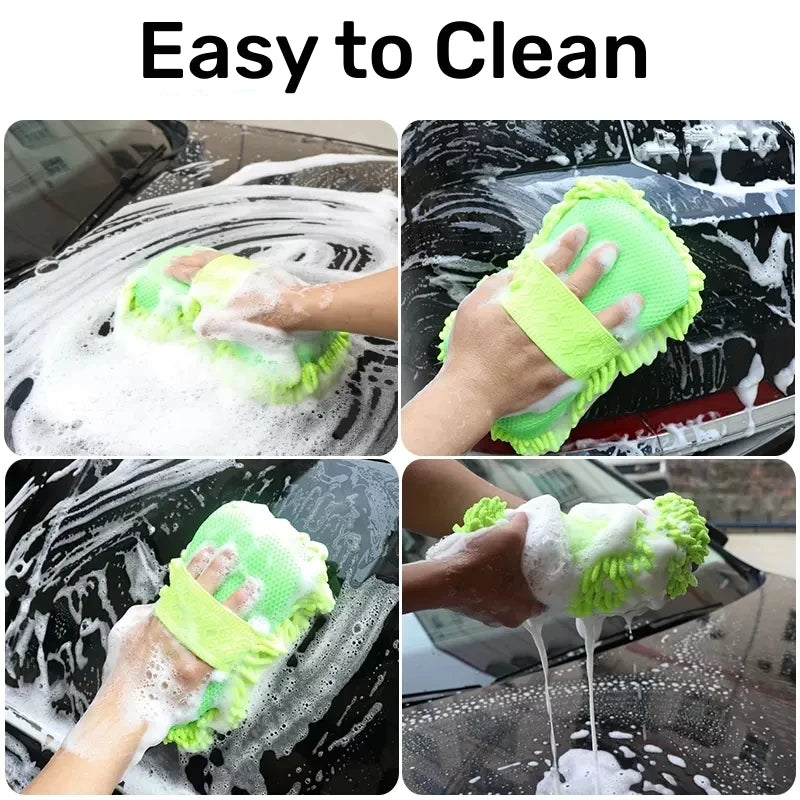 Premium Microfiber Car Wash Sponge Mitt