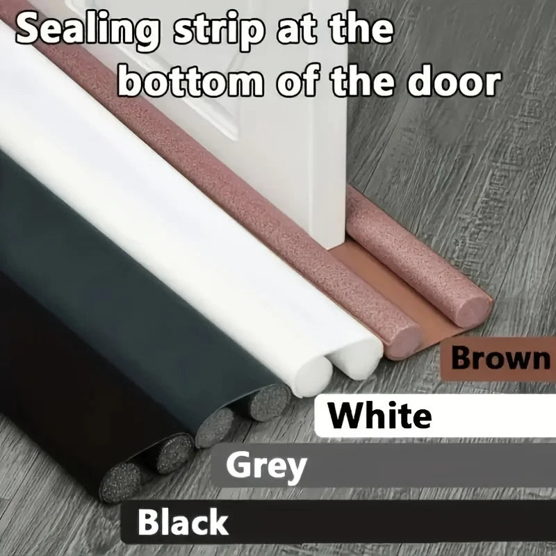 1PC/5PC Door Draft Stopper Weatherproof Bottom Seal - Flexible Wind & Noise Blocker