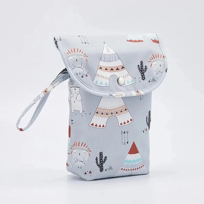 Waterproof Baby Diaper Wet & Dry Bag – Portable Travel Organizer