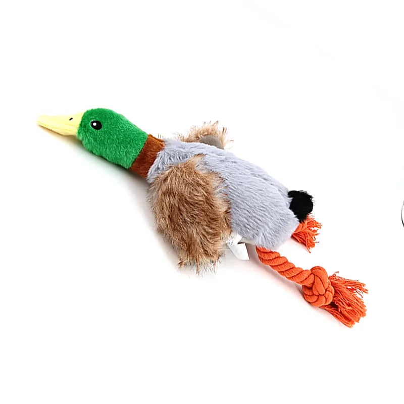 CloudRest™ Squeaky Duck Rope Toy