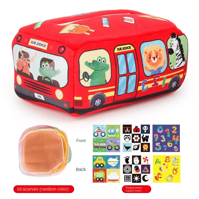 SensoryFun™ Montessori Tissue Box Toy