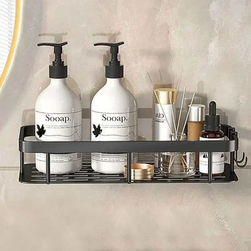 Bathroom No-Drill Corner Shower Shelf