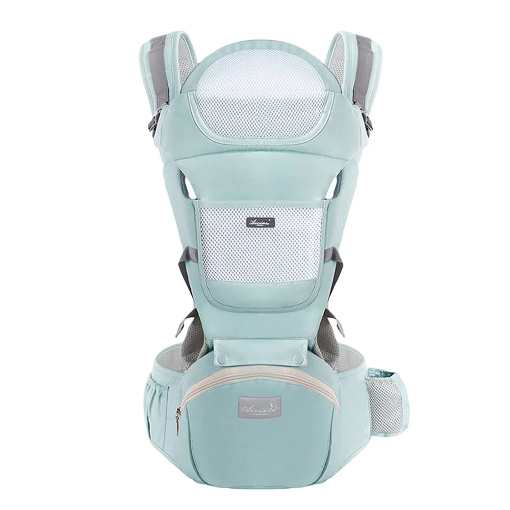 Ergonomic Baby Carrier with Hip Seat – Front Facing & Travel Backpack (0-2 Years)