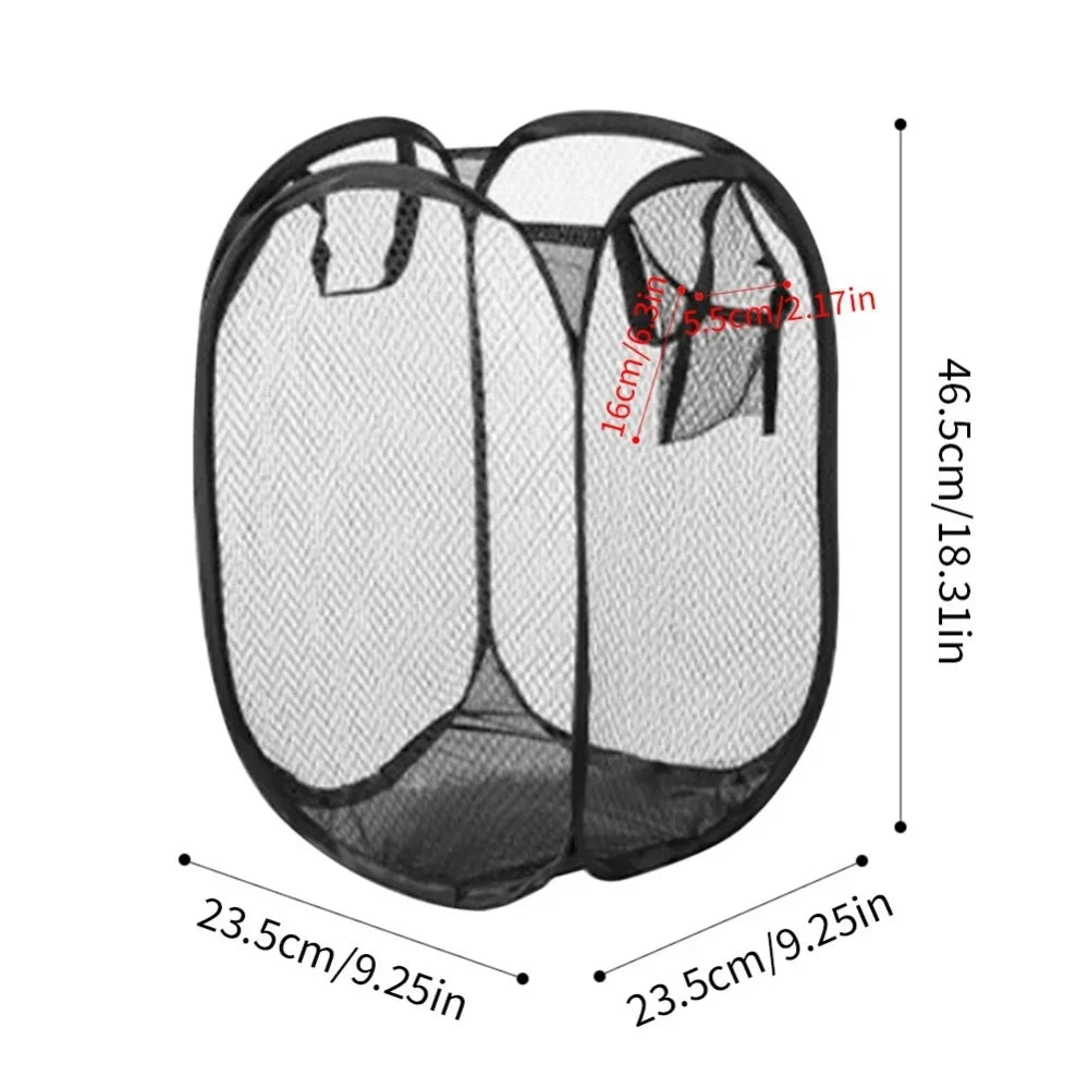 Collapsible Mesh Laundry Hamper