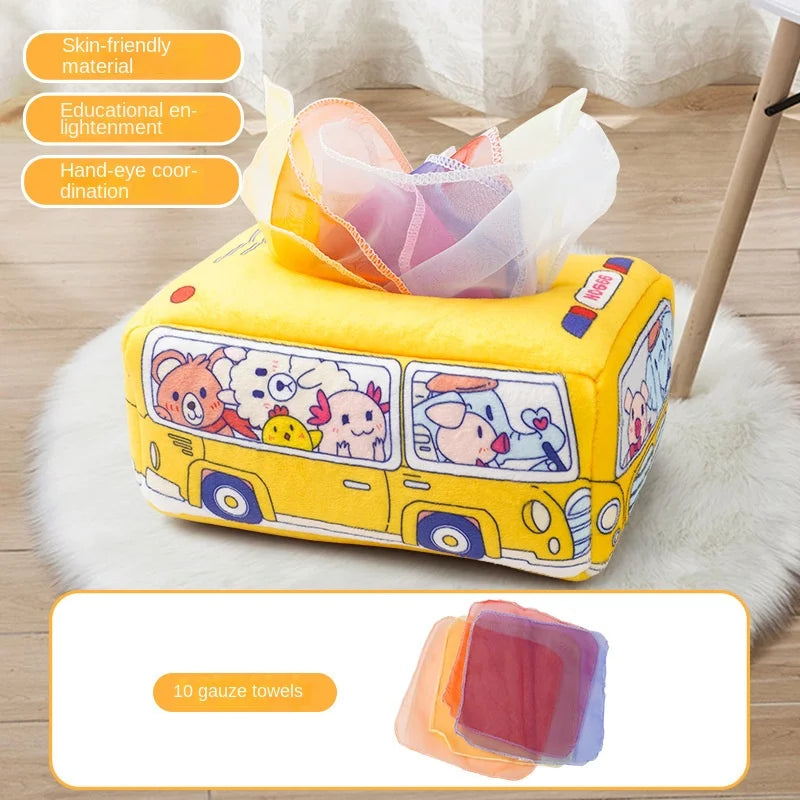 SensoryFun™ Montessori Tissue Box Toy