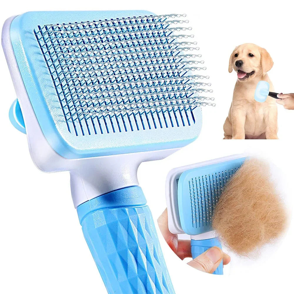 CloudRest™ Self-Cleaning Pet Slicker Brush