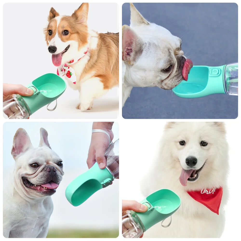Portable Dog Water Bottle For Small & Large Dogs, Cats Outdoor Leakproof Walking Drinking Bowls