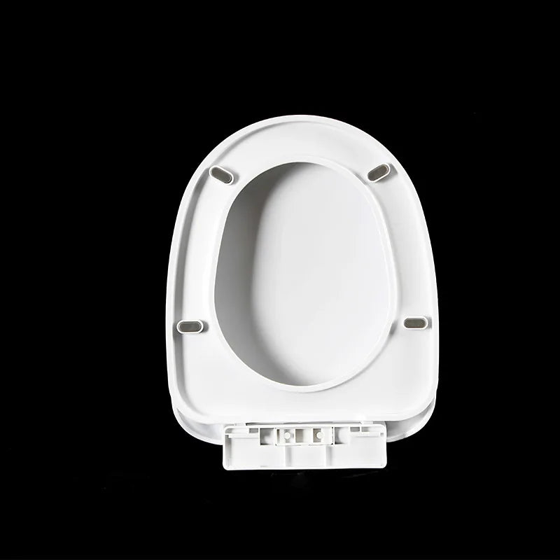 Universal Slow-Close Toilet Seat - O-Shape or U-Shape, Quick-Release Silent Soft Close Lid