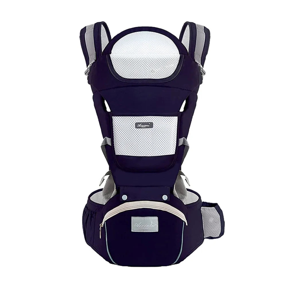 Ergonomic Baby Carrier with Hip Seat – Front Facing & Travel Backpack (0-2 Years)