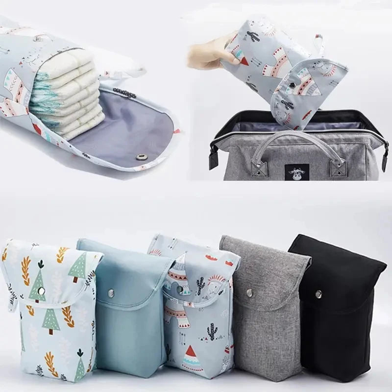 Waterproof Baby Diaper Wet & Dry Bag – Portable Travel Organizer