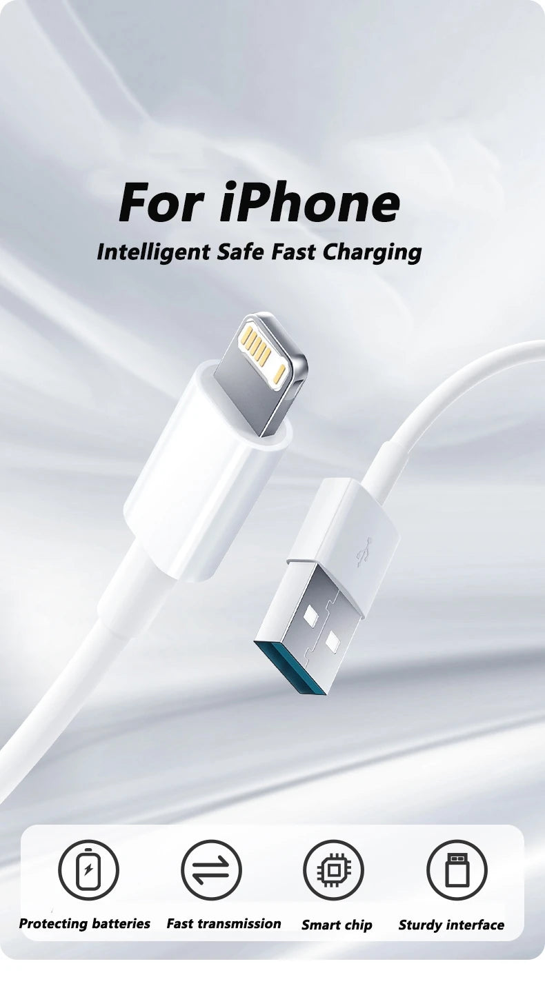 35W PD Fast Charger USB-C Wall Charger with Cable for iPhone 15/14/13/12/11 Pro Max – Quick Charge Adapter & Data Cord