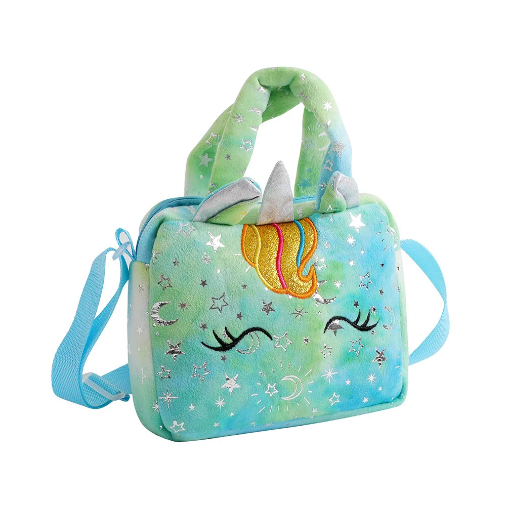 Unicorn Crossbody Bag for Girls - Kids Shoulder Purse Handbag