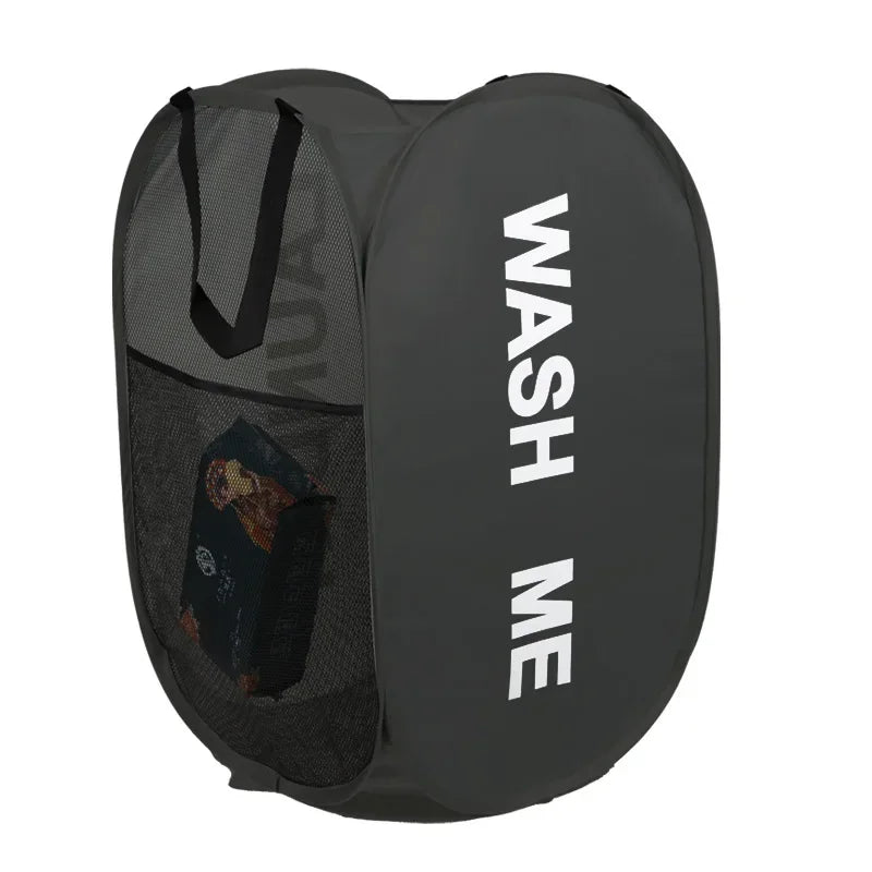 Collapsible Mesh Laundry Hamper