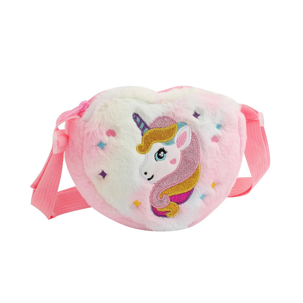 Unicorn Crossbody Bag for Girls - Kids Shoulder Purse Handbag