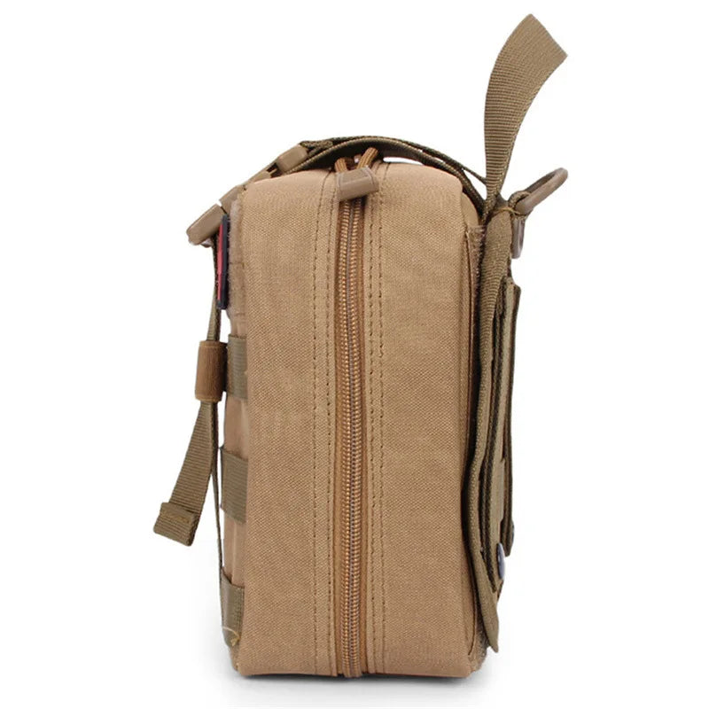 Tactical Outdoor First Aid Kit – Compact Emergency Medical Pouch for Camping, Hiking, Travel & Vehicle Safety