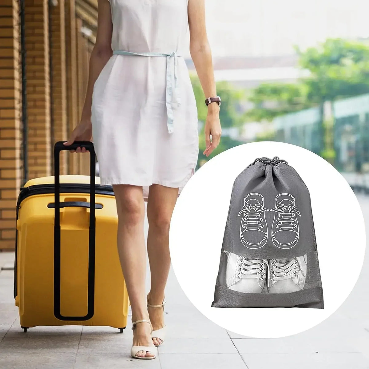 Travel Shoe Storage Bags (5/10 Pack)