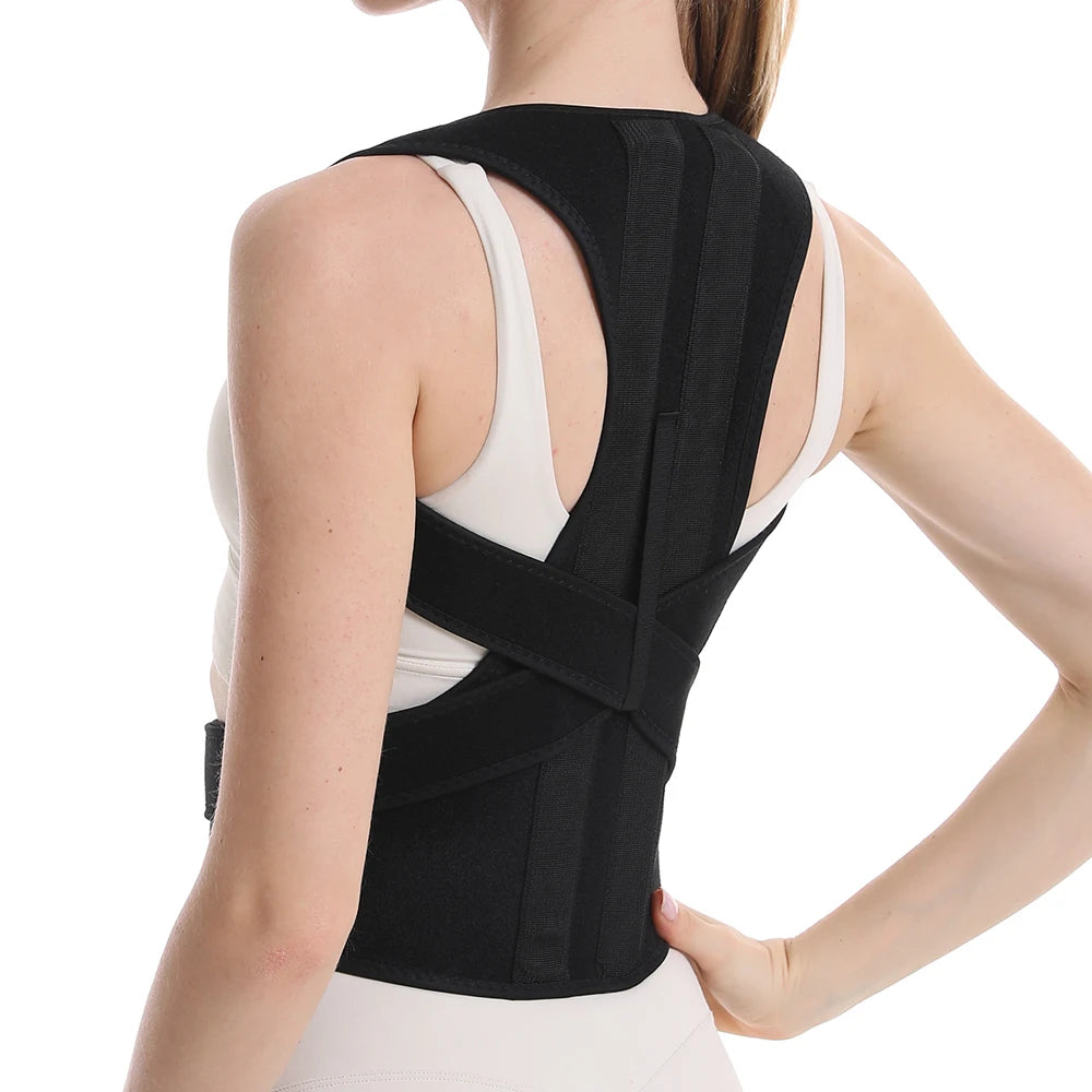 Posture Corrector Back Brace – Adjustable Support for Men & Women, Scoliosis, Hunchback & Thoracic Spine Relief