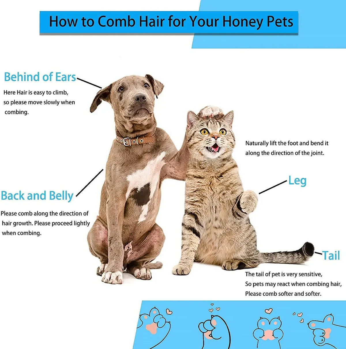 CloudRest™ Self-Cleaning Pet Slicker Brush
