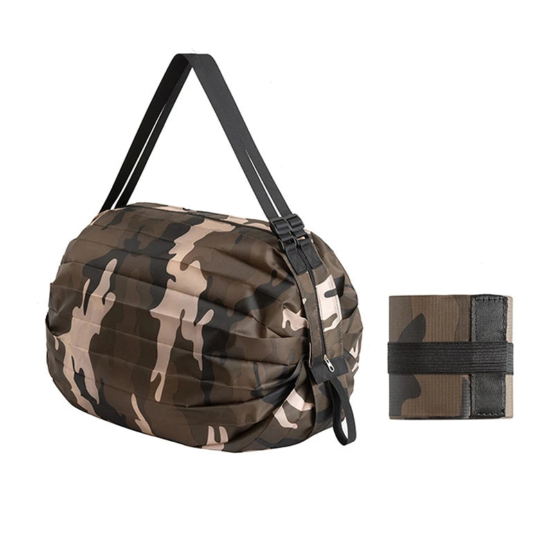 Foldable Large Travel Storage Tote Handbag with Handle
